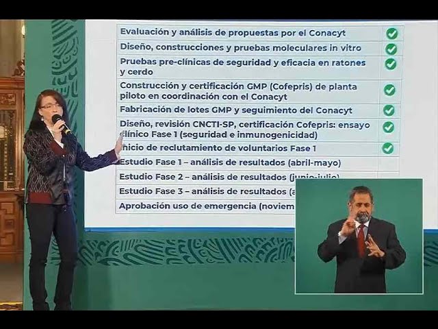 Inician pruebas en humanos de vacuna mexicana Patria