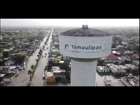 Quedan colonias de Matamoros bajo el agua luego de lluvias intensas