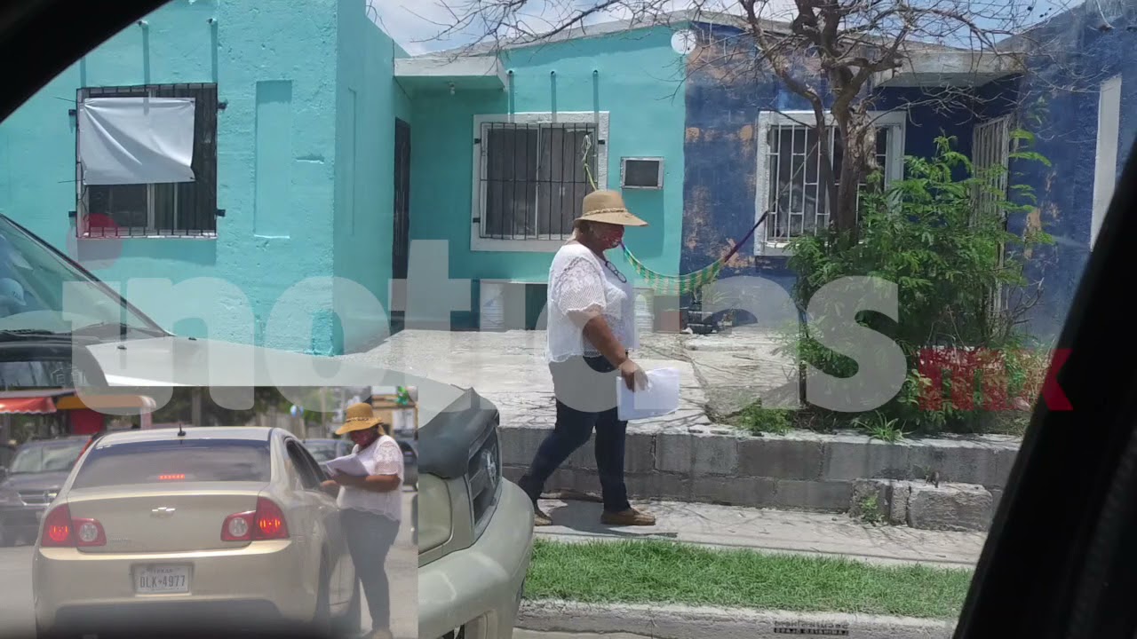Cachan a brigadista “checando” a votantes en Matamoros