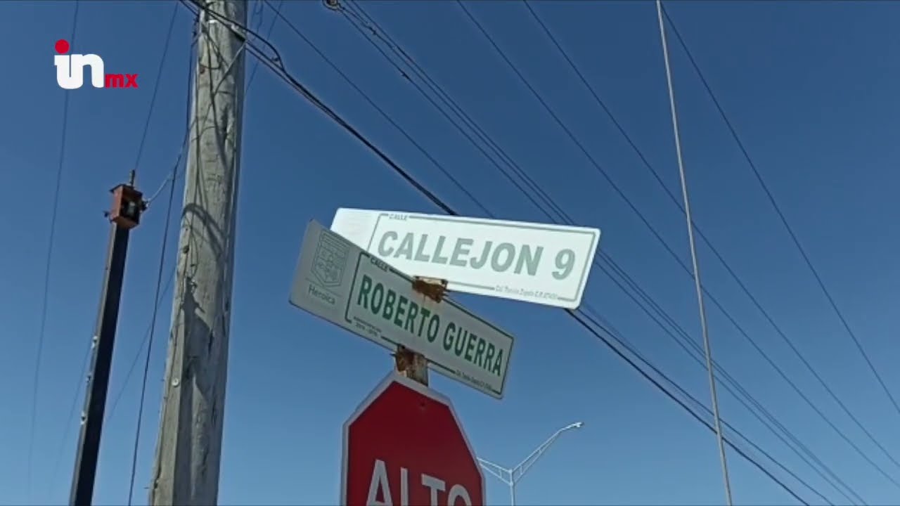 Callejón 9; como boca de lobo por falta de alumbrado
