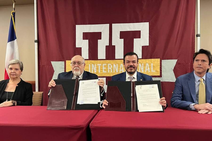 Rector de la UAT preside firma de acuerdos con la Universidad Texas A&M