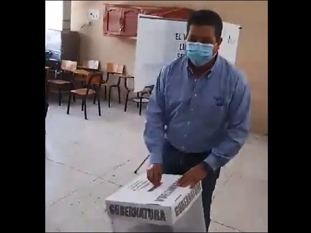 Vota Gobernador de Tamaulipas; llama a ejercer este derecho