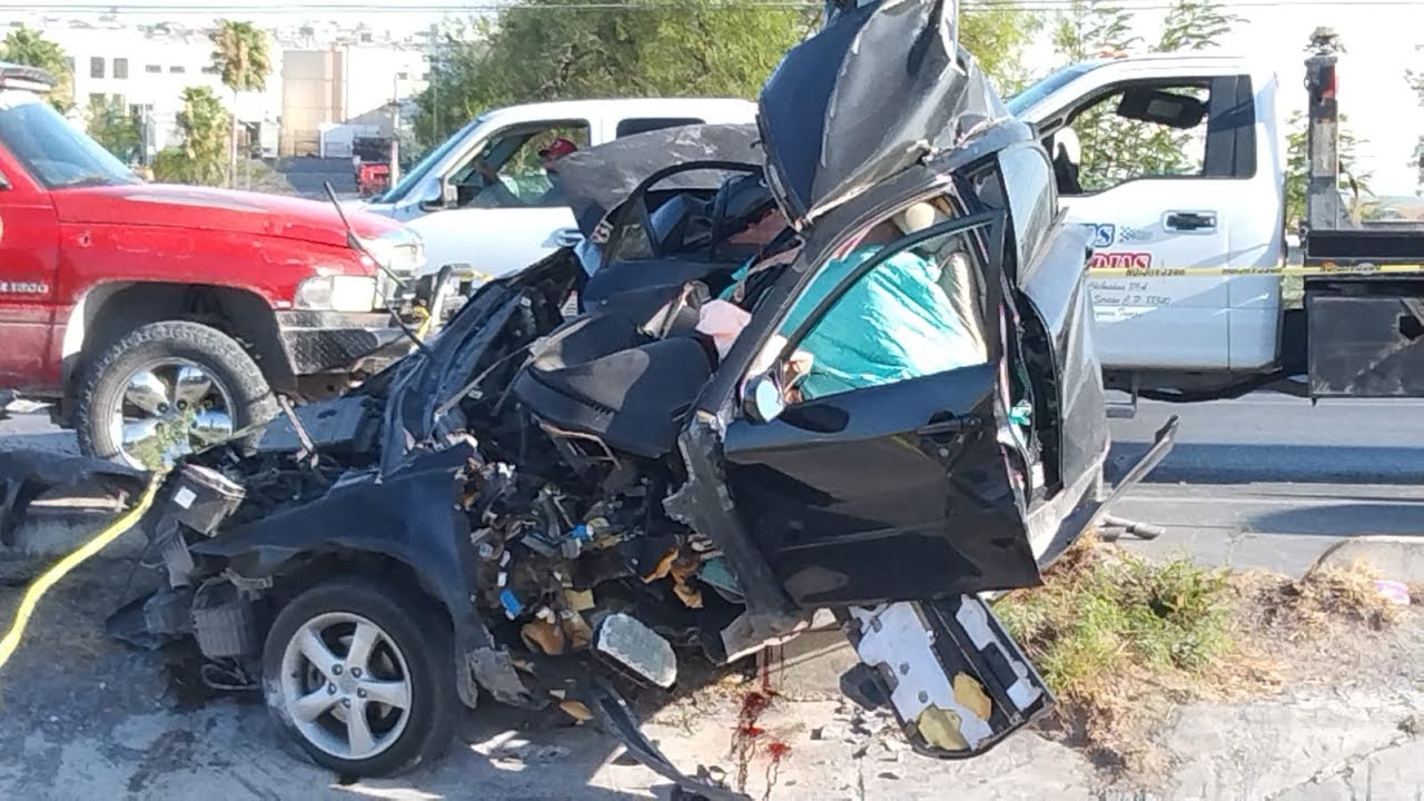 Muere conductor en Reynosa en aparatoso accidente