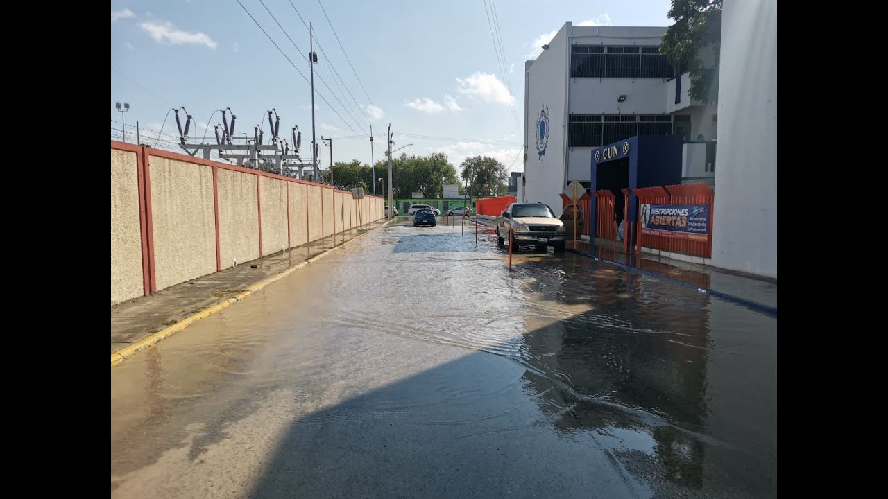 Deja mega fuga sin agua al oriente de Matamoros