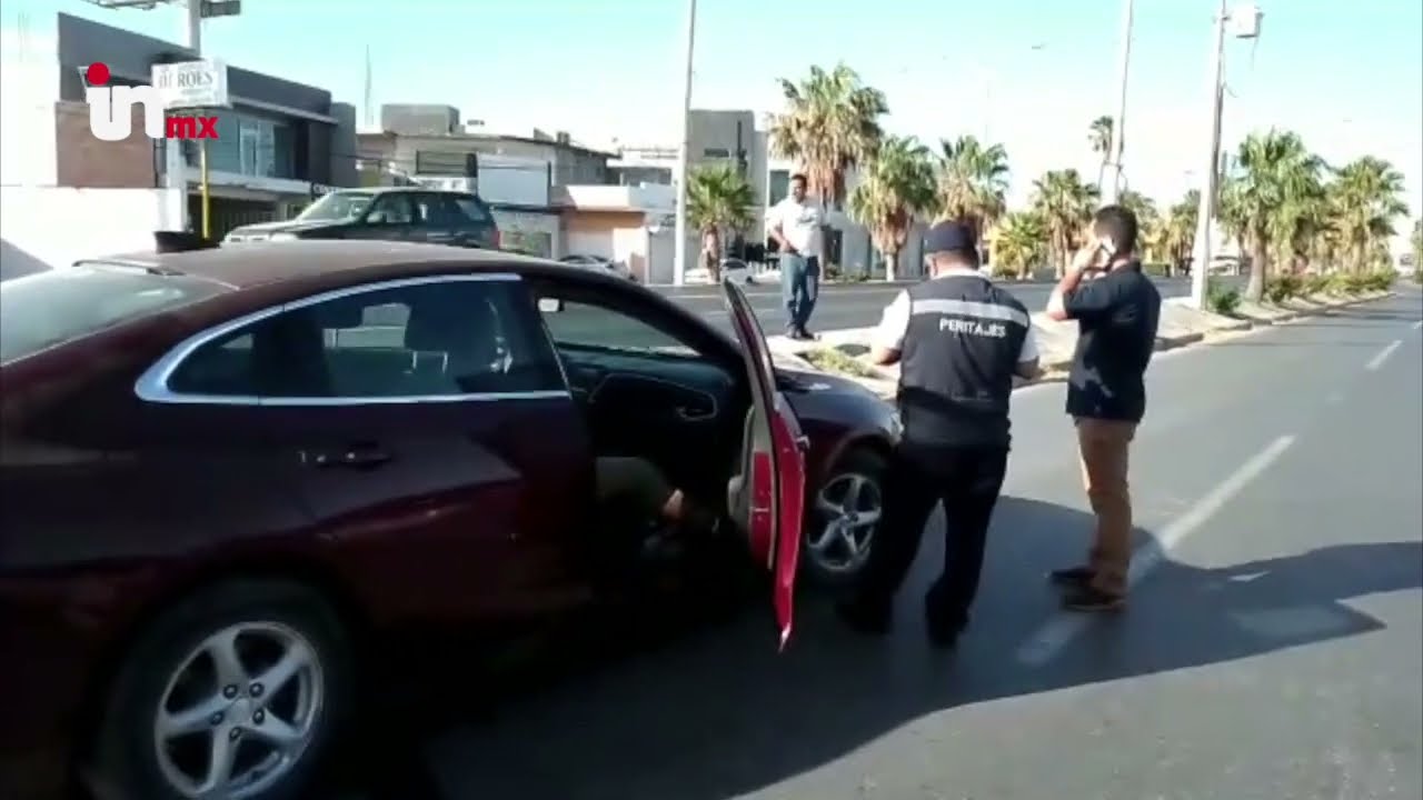 Choque en boulevard Morelos deja un lesionado
