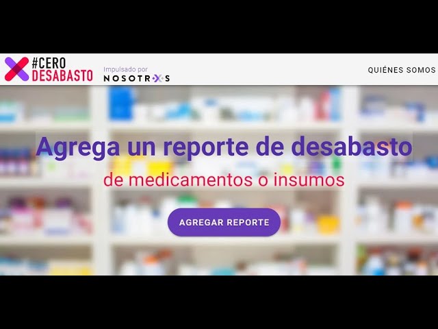 Llaman a denunciar desabasto de medicamentos