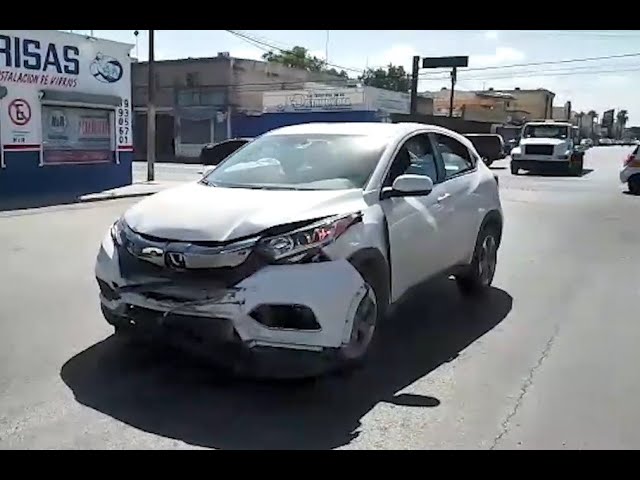 Falta de precaución genera choque en Reynosa