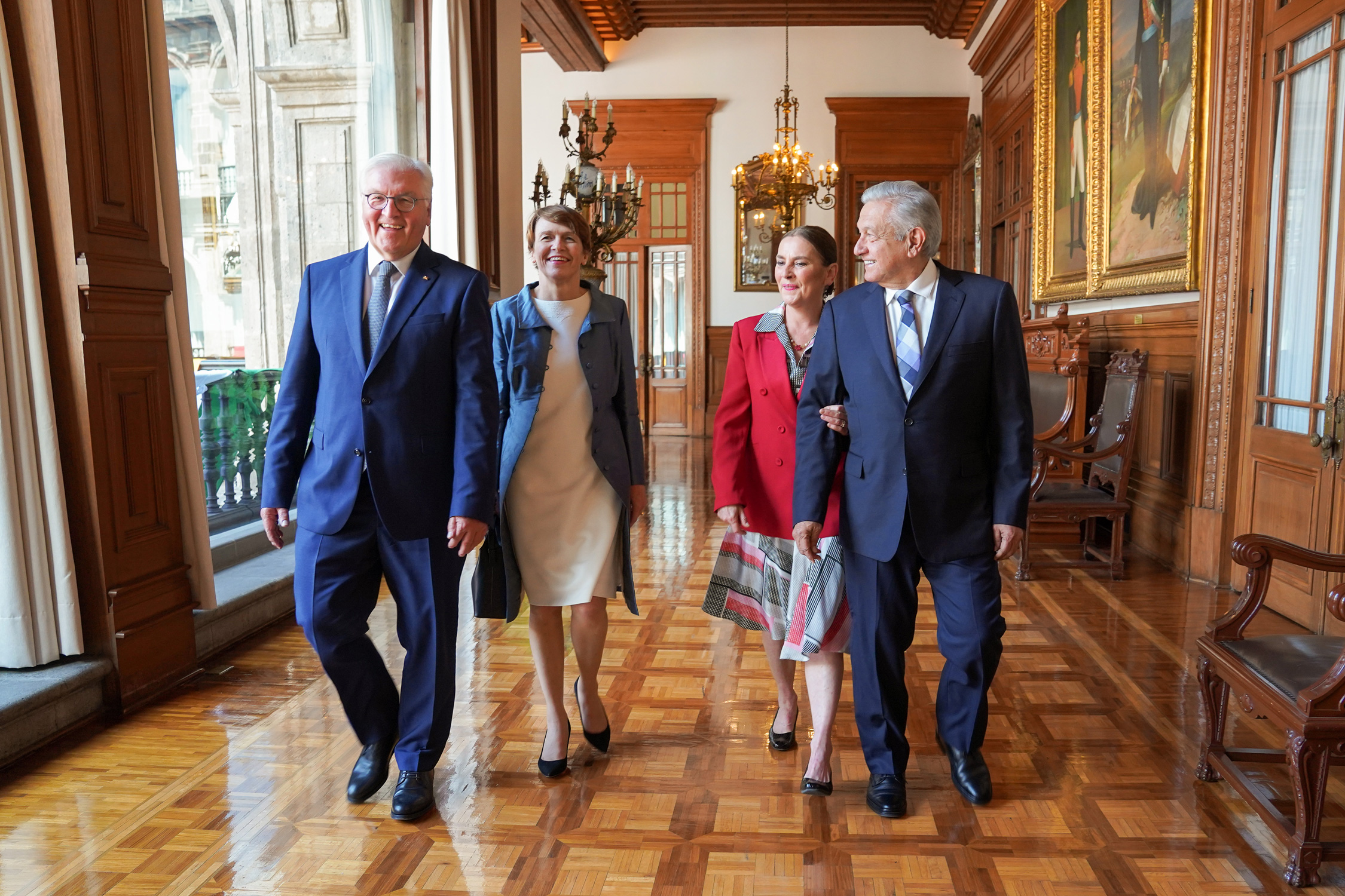 Visita oficial del presidente de Alemania para promover la economía y la paz