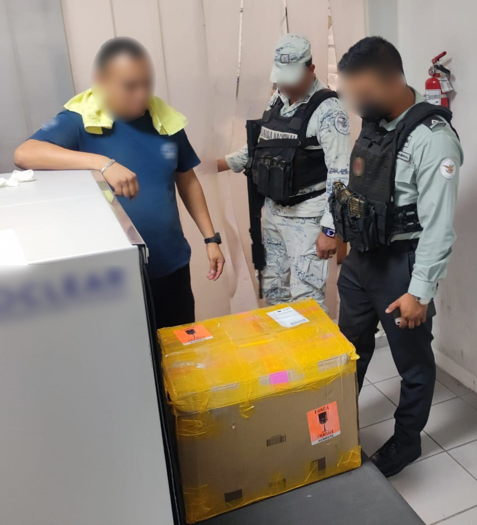 La Guardia Nacional detecta posible narcótico en paquete