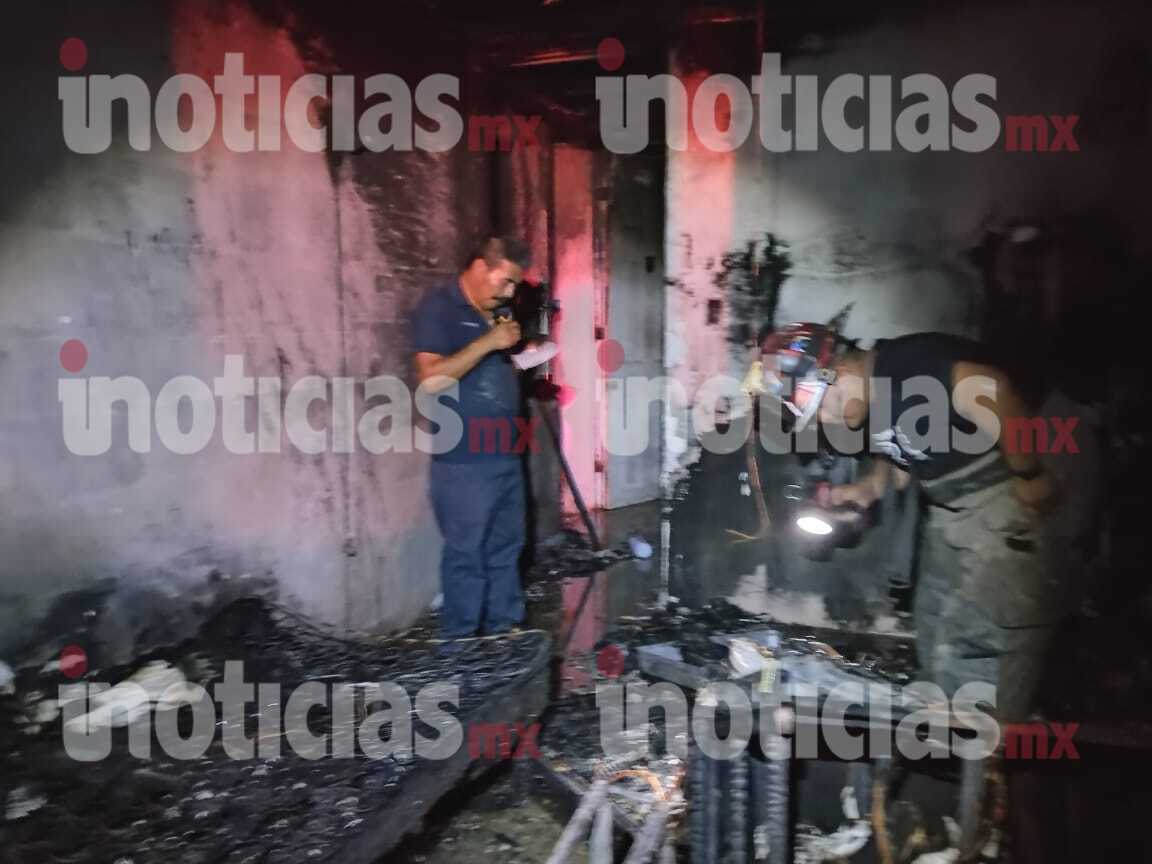 Mozalbete incendia casa de sus abuelos