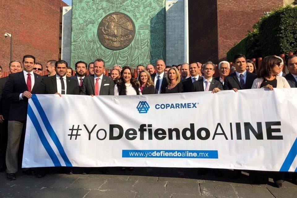 Coparmex en defensa del INE