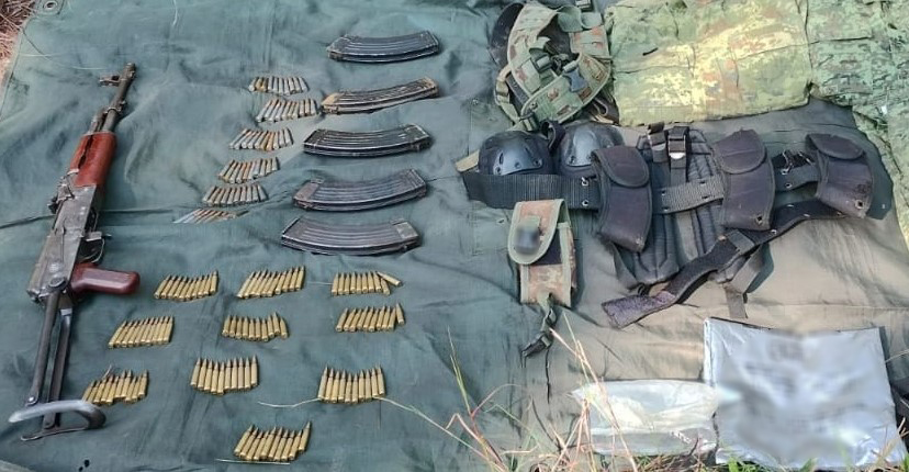 ASEGURAN ARMAS, CARGADORES Y CARTUCHOS EN TAMAULIPAS