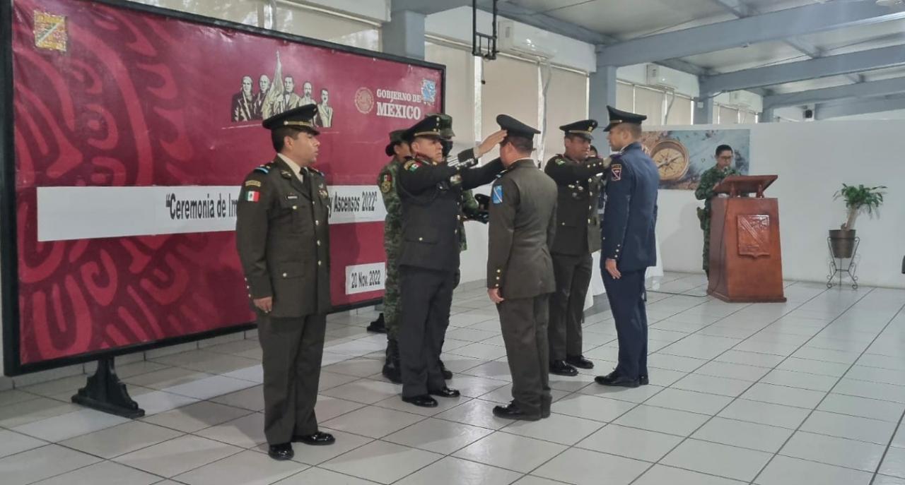 Sedena hace ceremonia de imposición de Condecoración y Ascensos 2022