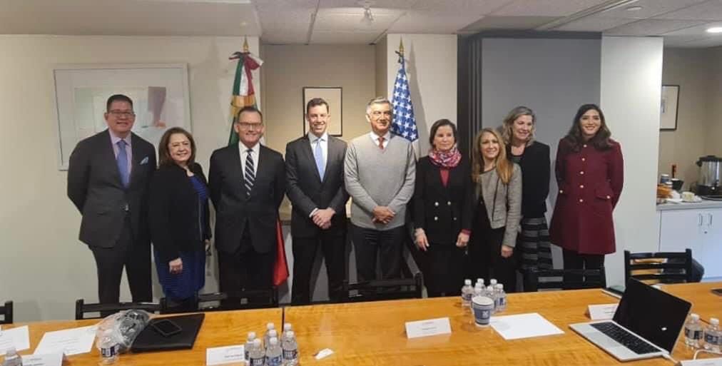 Gobernador y Embajador de México en EU promueven inversiones para Tamaulipas