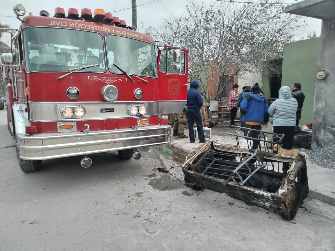 Se incendia domicilio en el Fraccionamiento Canadá