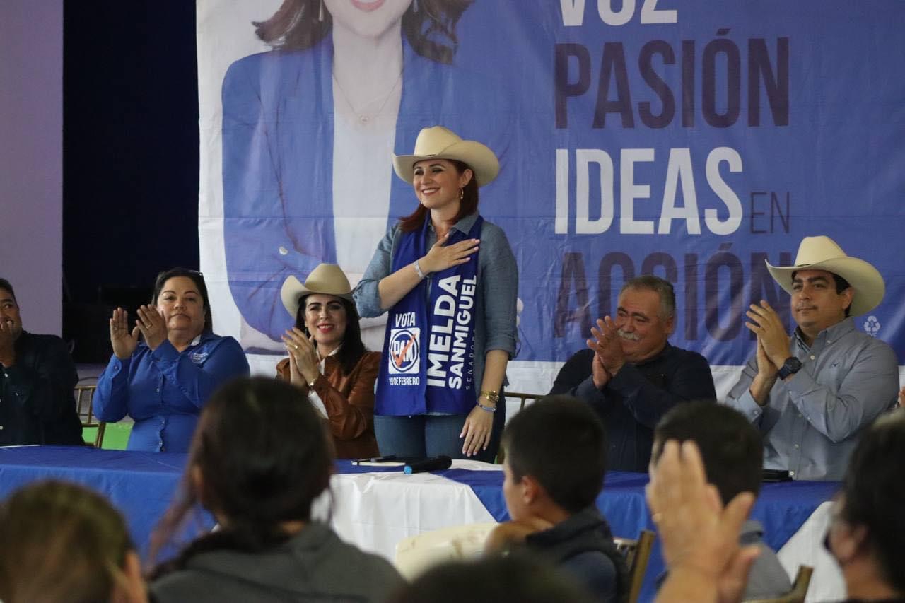 PARA SERVIR AL PUEBLO HAY QUE HACERLO CON EL CORAZÓN: IMELDA SANMIGUEL