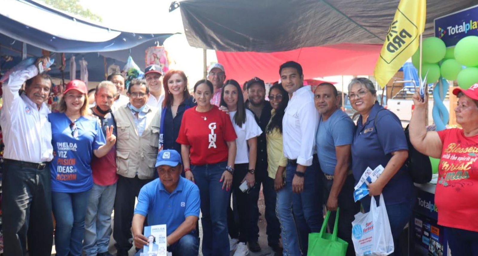 IMELDA SANMIGUEL RECORRE RODANTES EN EL SUR DE TAMAULIPAS