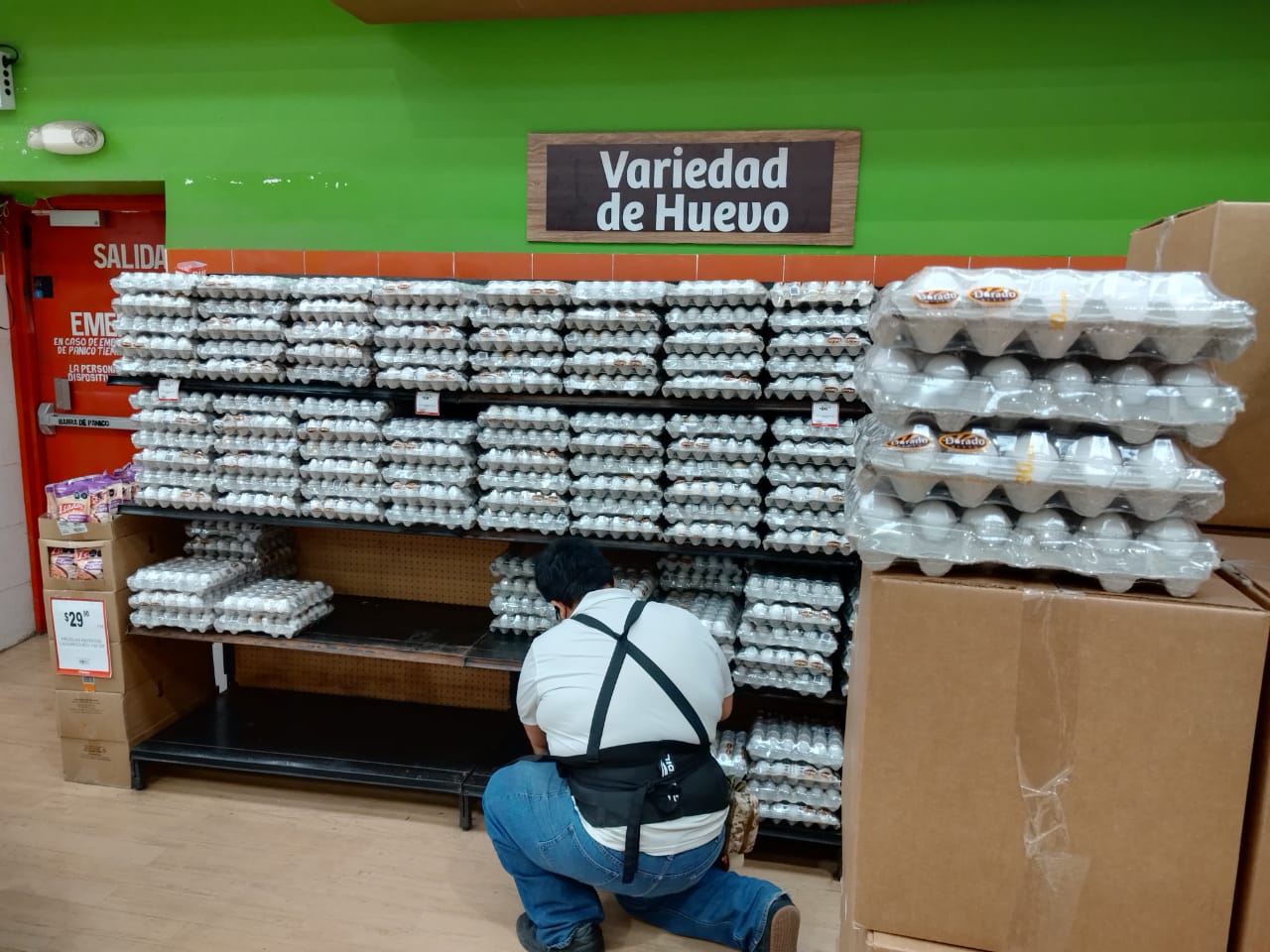 Abastecimiento de huevo en Matamoros se encuentra al 50 por ciento