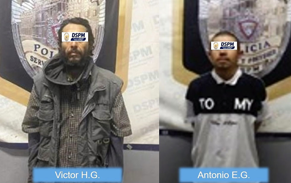 Caen dos presuntos ladrones al sur de la ciudad