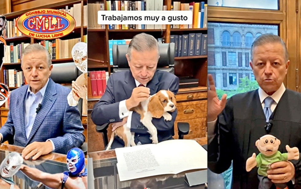 Dice Ministro Zaldívar: el tiktoker soy yo