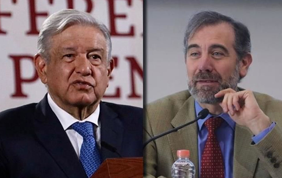 Acusa AMLO a Lorenzo Córdova de turismo político