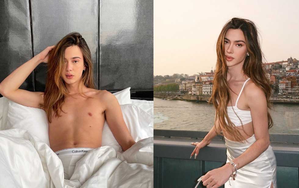 Modelo no binario enamora con su belleza