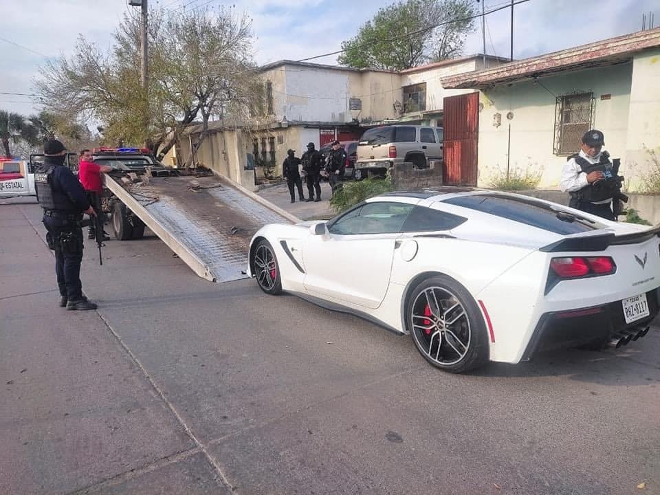 Aseguran un Lamborghini tras operativo en Matamoros
