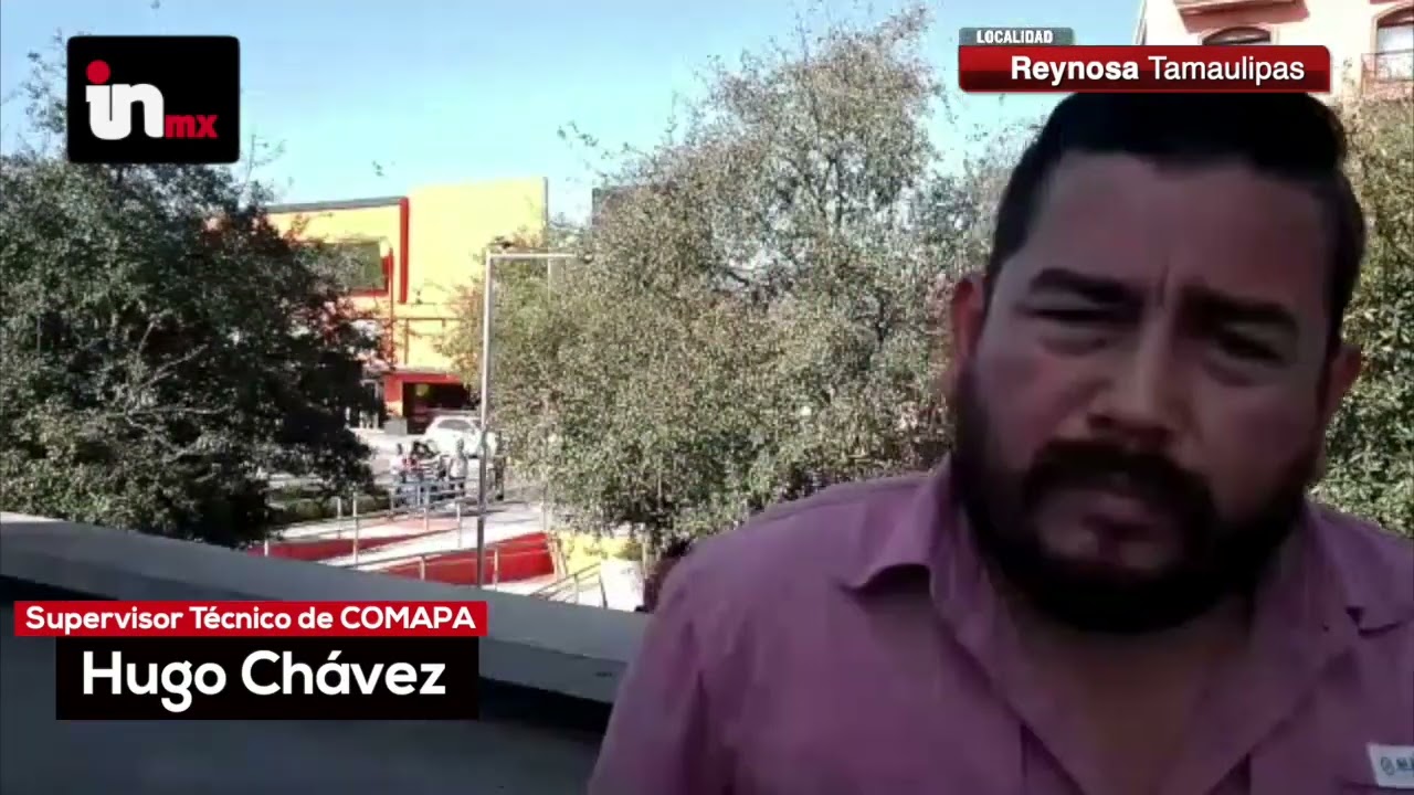 REPARAN FUGA Y CÁRCAMO EN REYNOSA