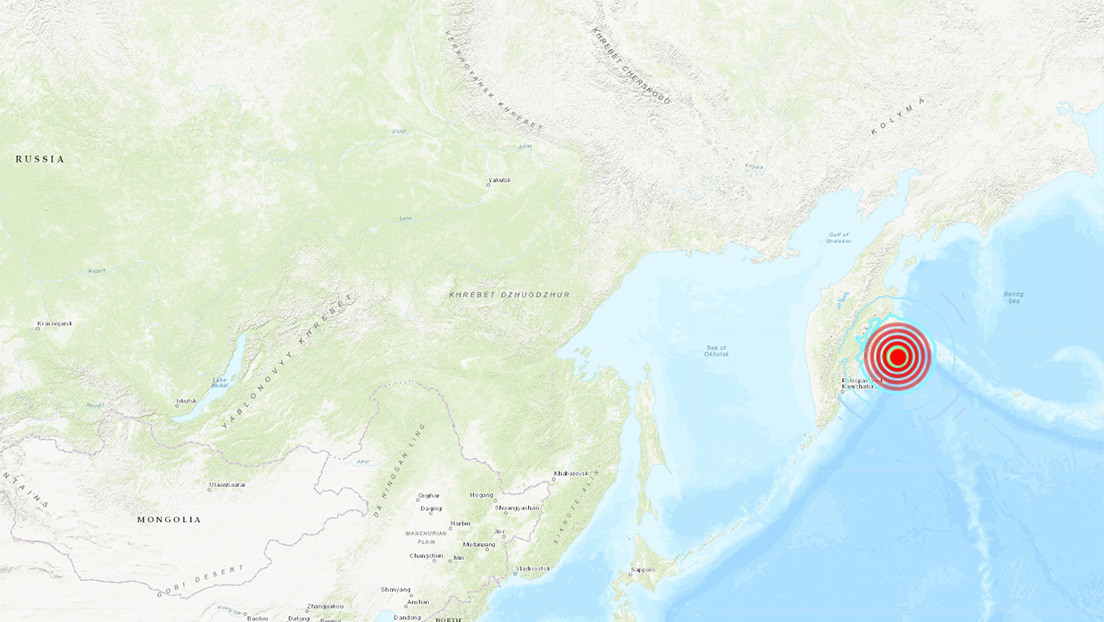 Sismo de magnitud 6.1 sacude península de Kamchatka, Rusia