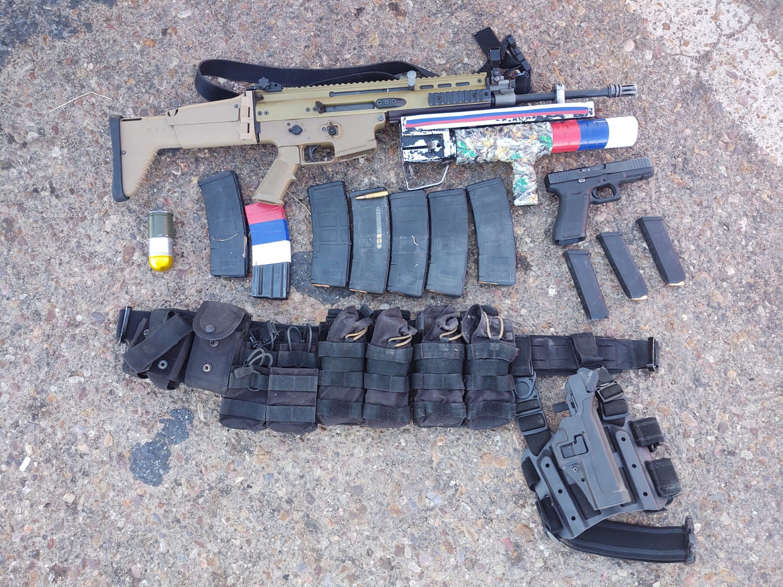 EN ZACATECAS, GUARDIA NACIONAL DETIENE A PERSONA CON MATERIAL BÉLICO