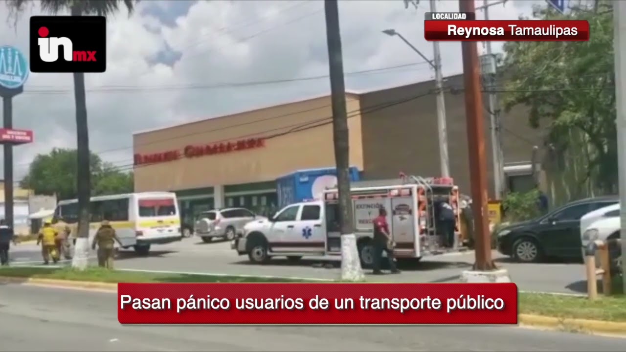 PÁNICO POR FUGA DE GAS EN TRANSPORTE