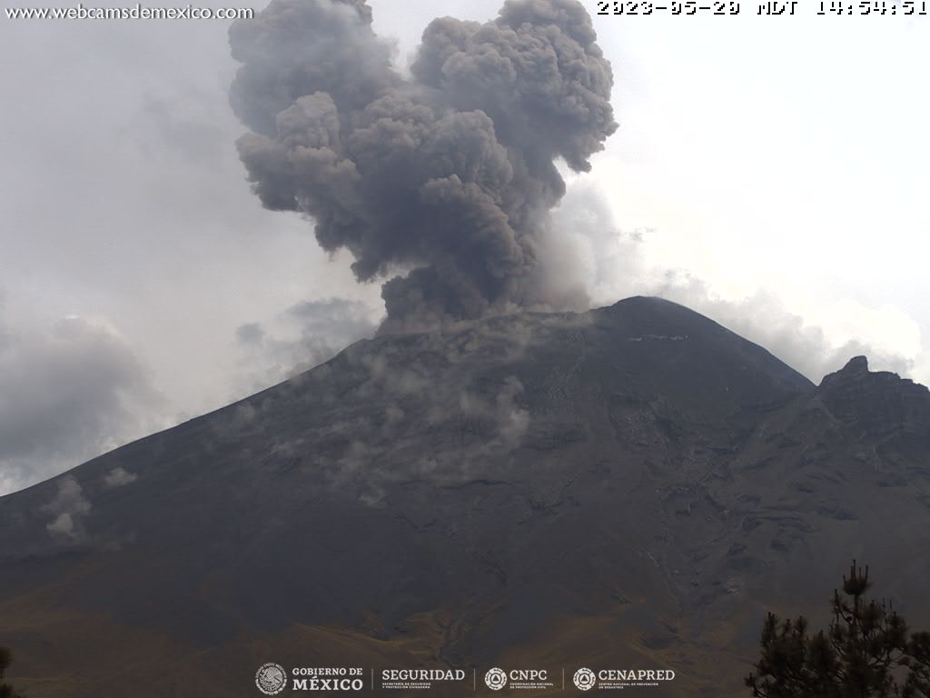 El Popocatépetl despierta, autoridades ponen fase 3 amarilla