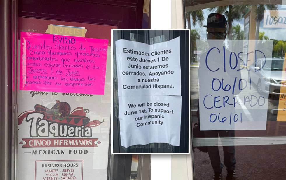 Protestan en Florida con ‘Día sin Migrantes’