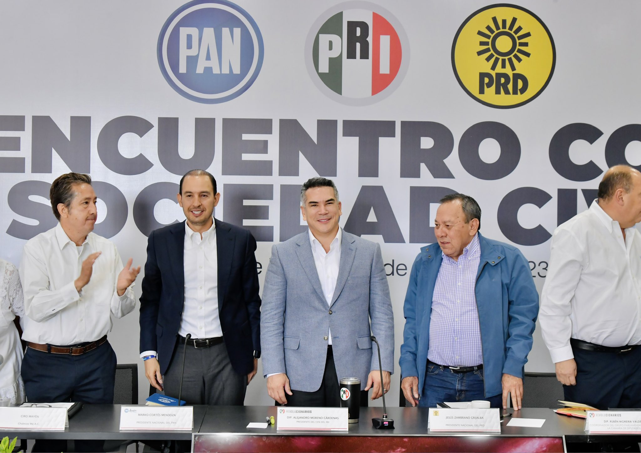 ‘Va por México’ anuncia método para elegir a su candidato presidencial 2024