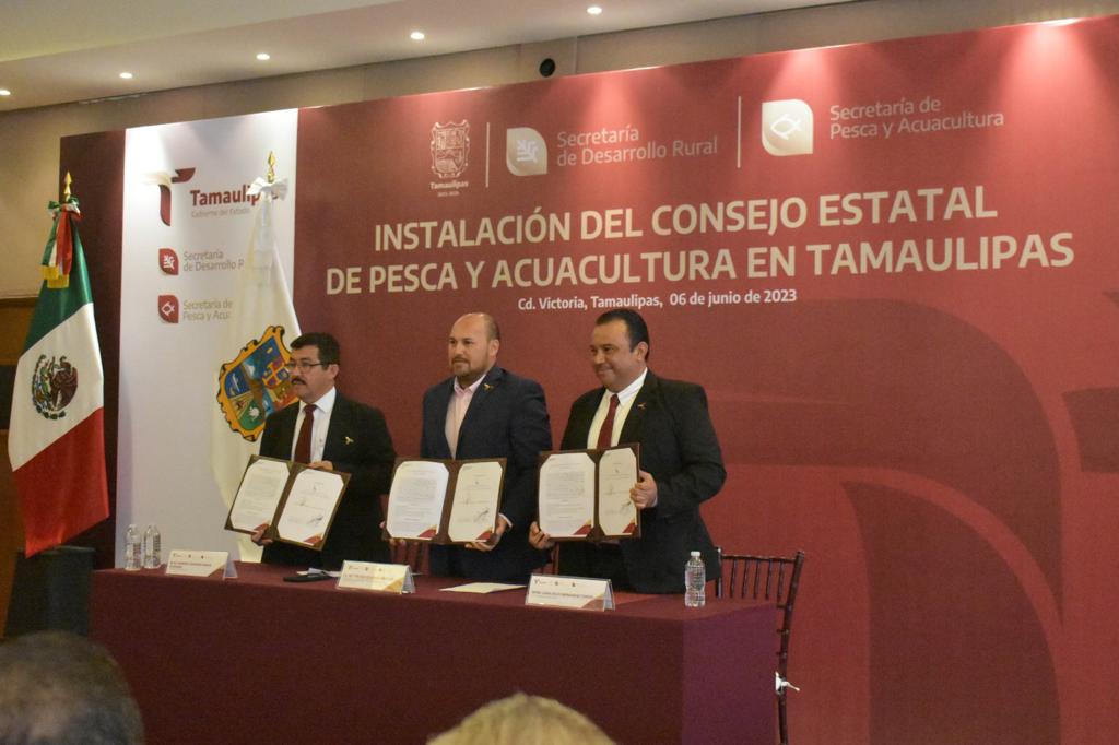 Instalan Consejo Estatal de Pesca y Acuacultura en Tamaulipas