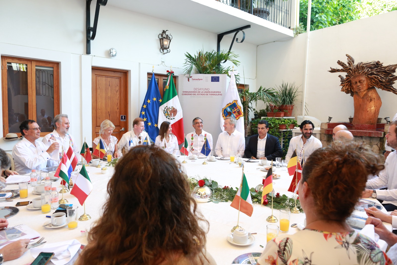 Tamaulipas, tierra de oportunidades para Europa, afirman embajadores en histórica visita