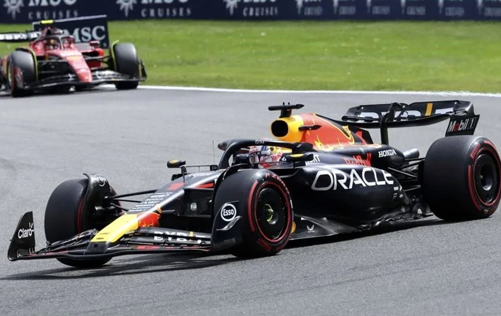 Suma 12 de 12 Red Bull con 1-2 de Max y Checo en Bélgica