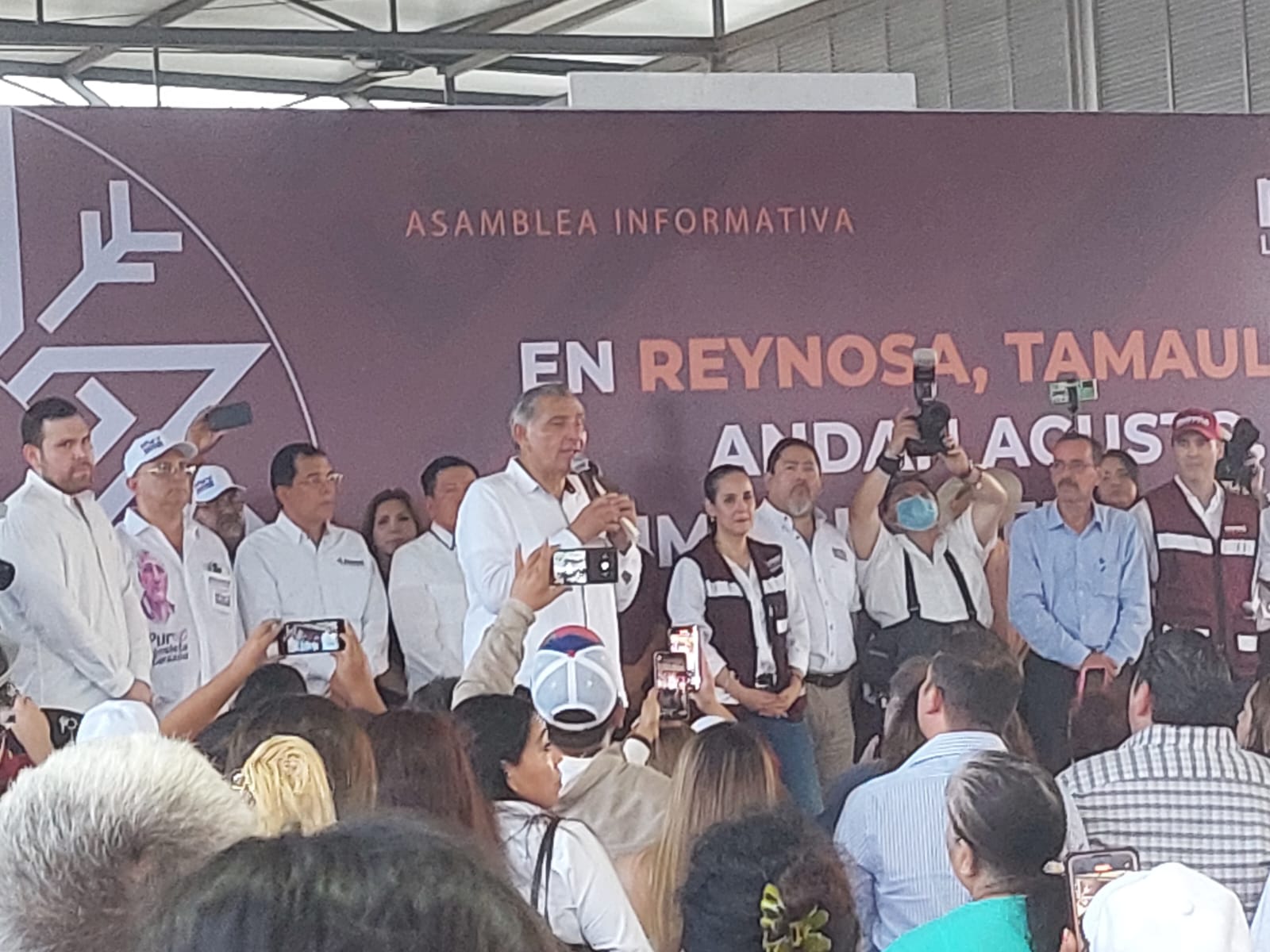 Perdió la memoria Adán Augusto en Reynosa