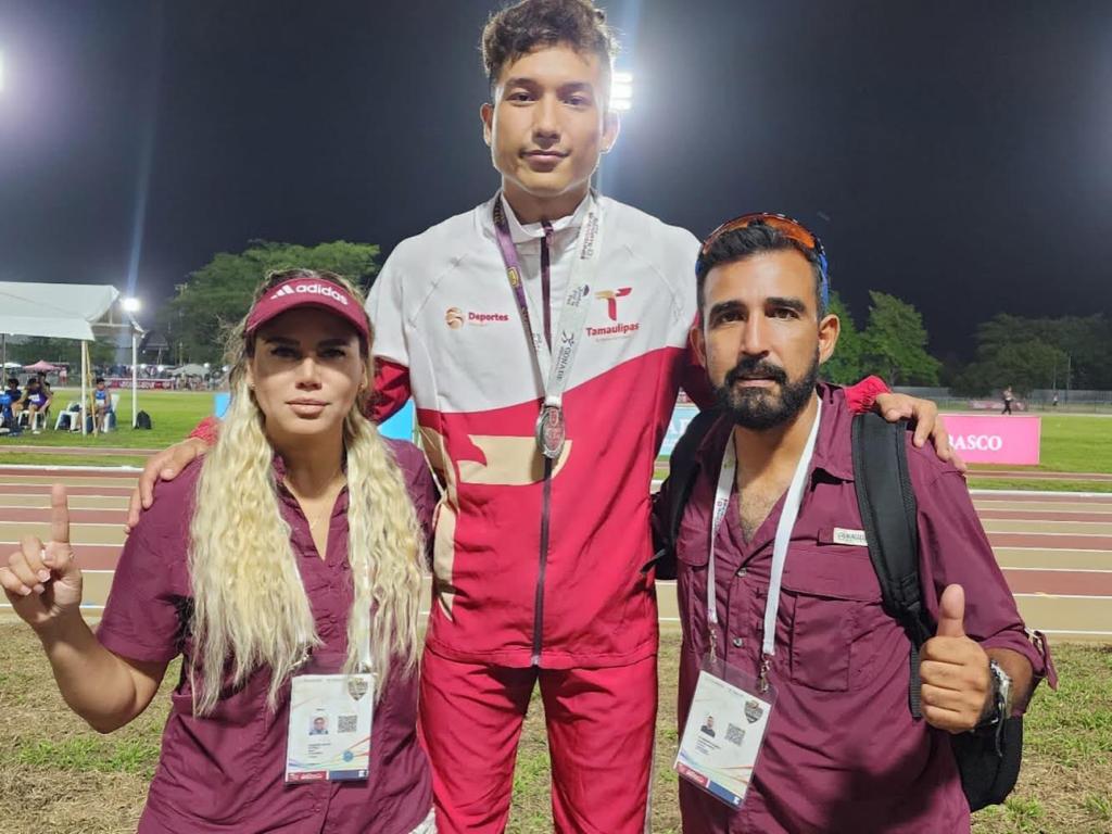 Con cuatro medallas cierra Tamaulipas primera etapa de atletismo