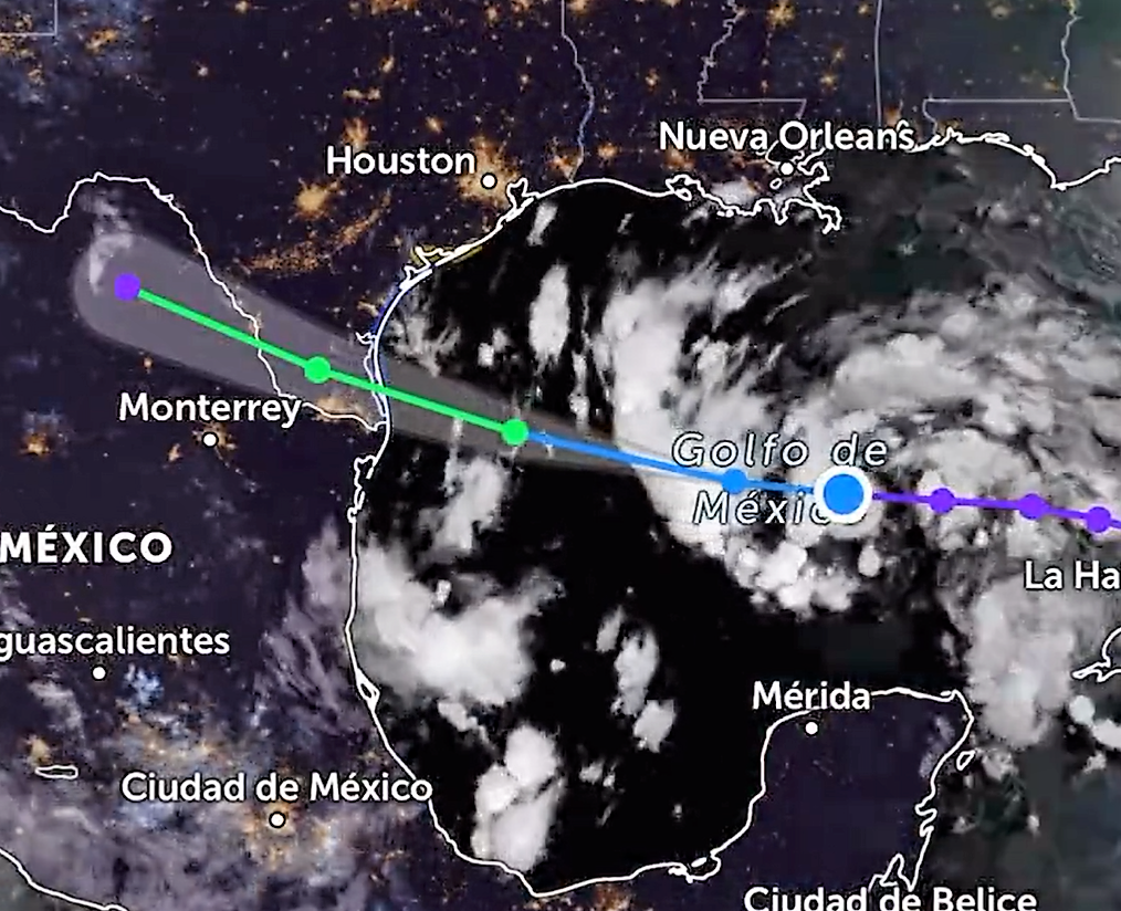 Hasta 3 pulgadas de agua podría caer por depresión tropical en Matamoros
