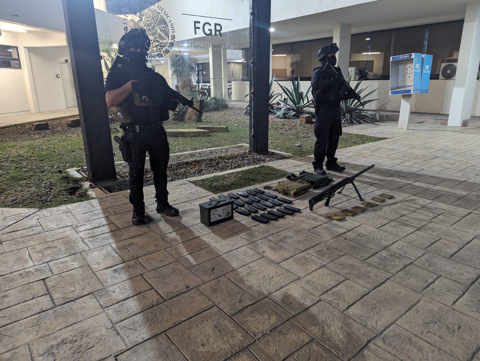 Guardia Estatal detiene a dos civiles armados y realiza aseguramiento en Reynosa