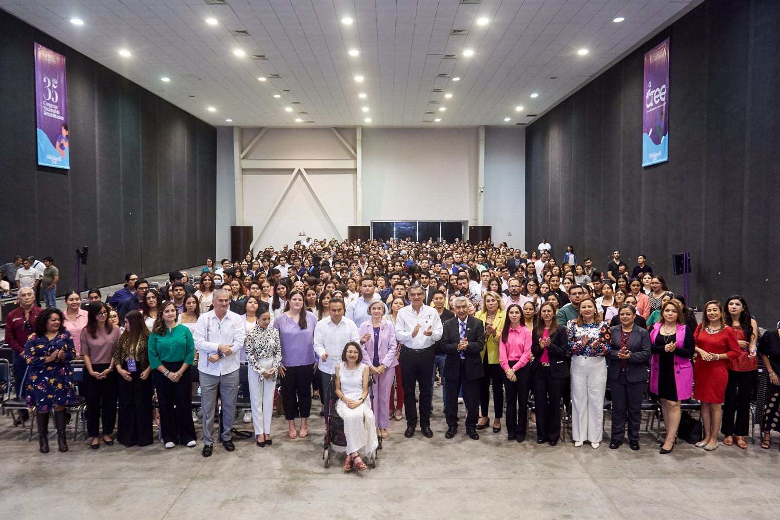 Inauguran gobernador y presidenta del DIF Tamaulipas el 35 Congreso Nacional de Rehabilitación