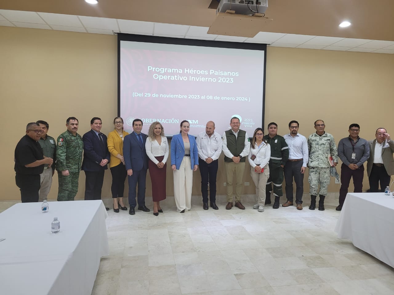 Tamaulipas avanza en preparativos de “Héroes Paisanos Invierno 2023”