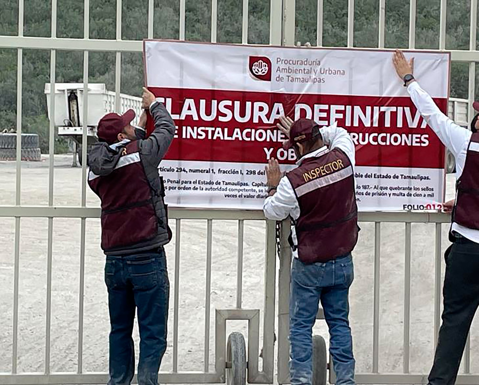Empresa trituradora viola sellos de clausura; presentan denuncia penal