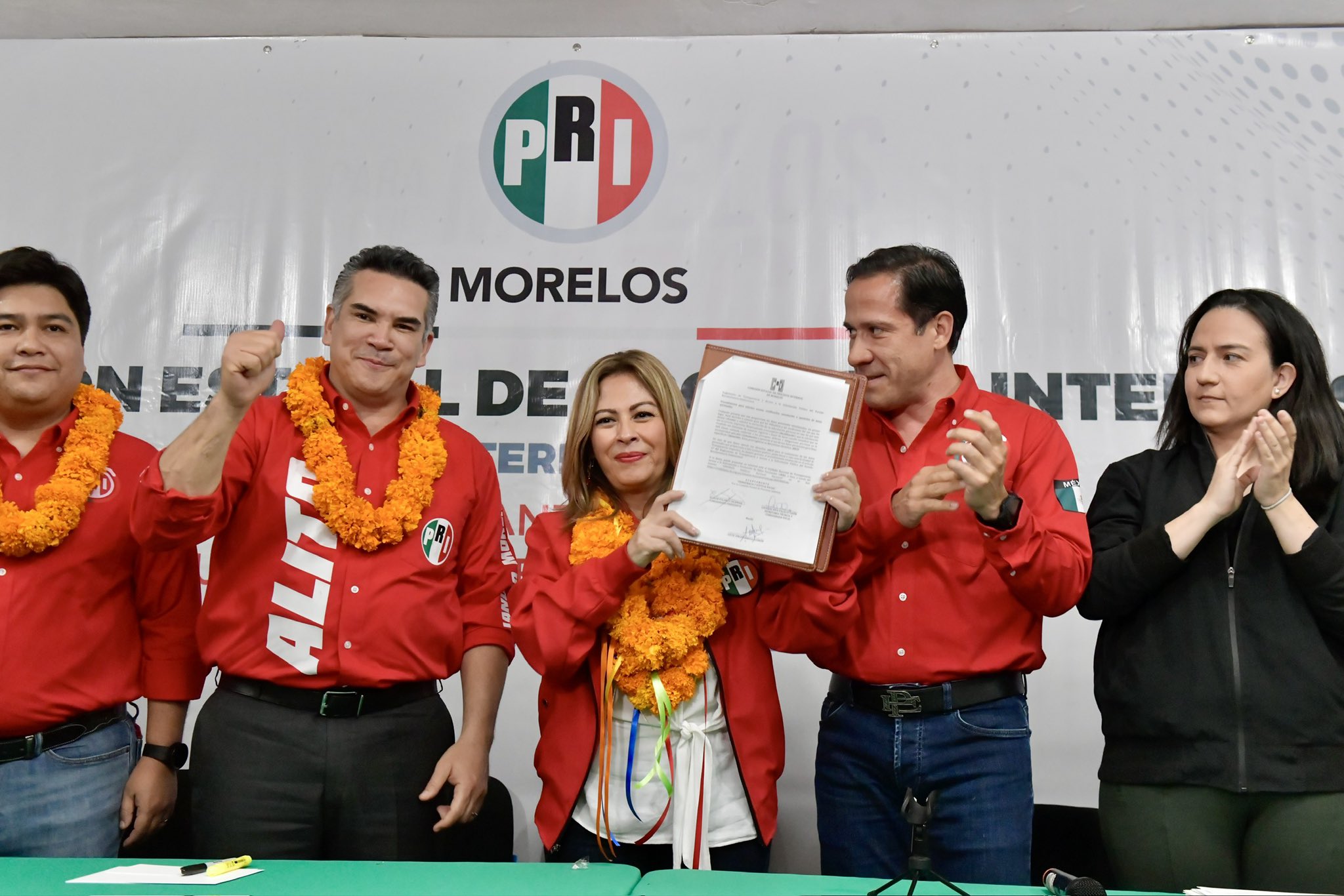 SE REGISTRA LUCY MEZA COMO PRECANDIDATA DEL PRI A LA GUBERNATURA DE MORELOS