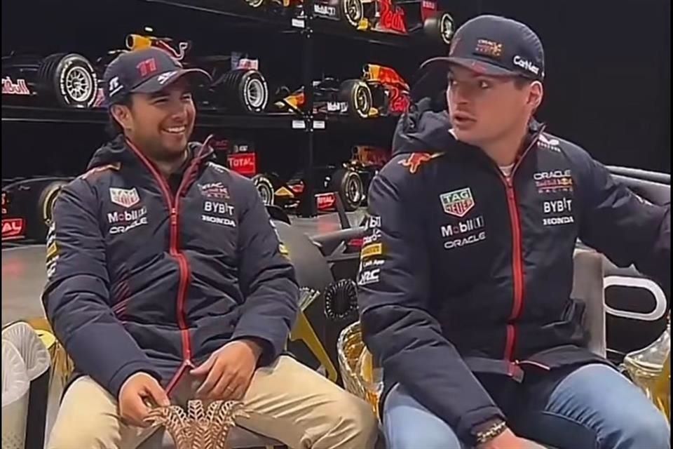 Checo y Max presumen relación ‘romántica’ y ‘apasionada’