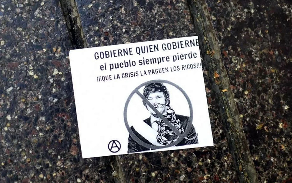 Enfrenta Milei sus primeras protestas