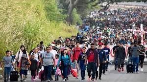 Caravana de migrantes de M xico hacia EE.UU. el llamado