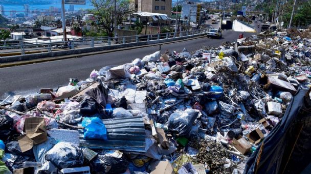 Acapulco entre la basura