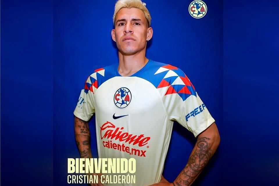 Es ‘Chicote’ Calderón jugador del América